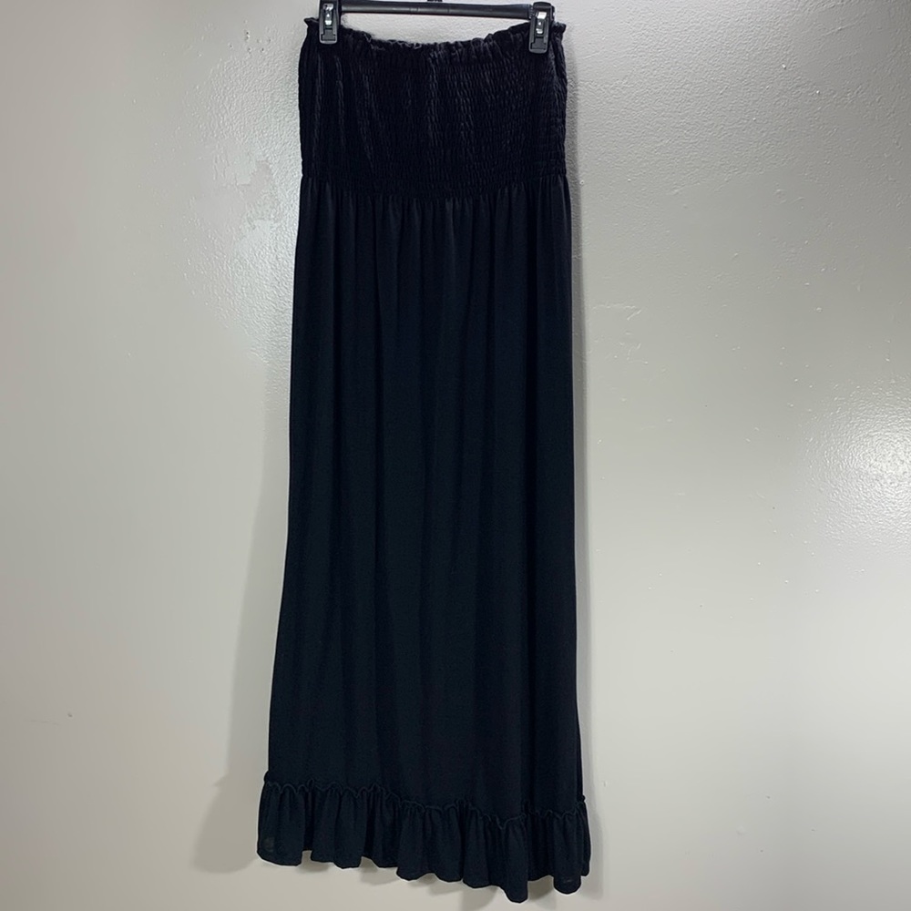 Just a secret dress black strapless maxi women’s S
